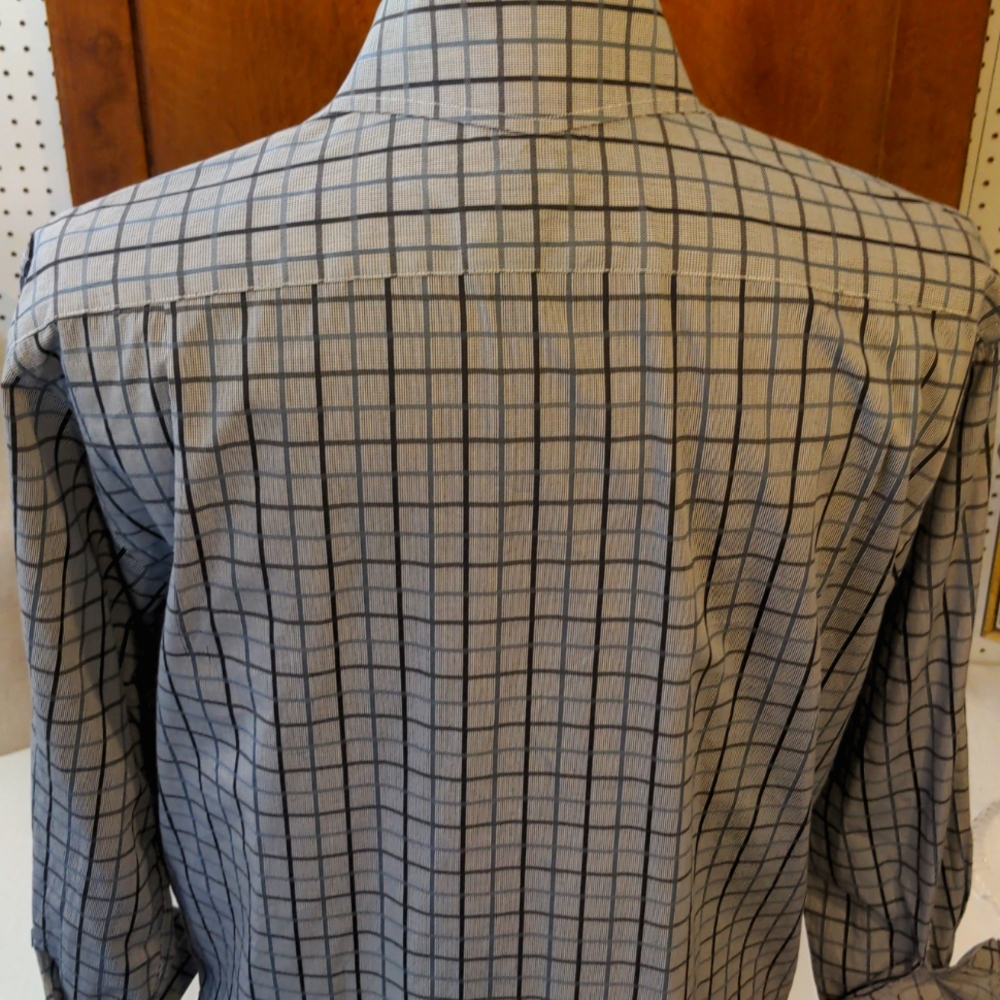 English Laundry Plaid Button Down L/XL - Picture 5 of 8